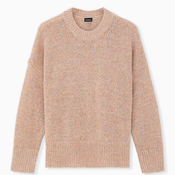 Torrid peach and confetti yarn sweater size 2X - Picture 8 of 8